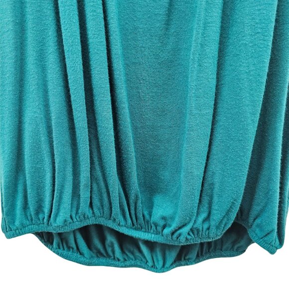 Dante Malan Teal Womens Short Sleeve Top Size M - Picture 4 of 7